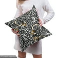 thumbnail image 5 of Ambesonne Butterfly Fabric by the Yard Upholstery, Forest Wings Animal Skin, 2 Yards, Marigold Black and White, 5 of 5