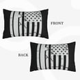thumbnail image 2 of Sikiie Submarine Vintage Flag Print Plush Pillow Cover, Wrinkle-proof and Stain-resistant Pillow Protector without Pillow Core, Home Decoration-14"x20", 2 of 6