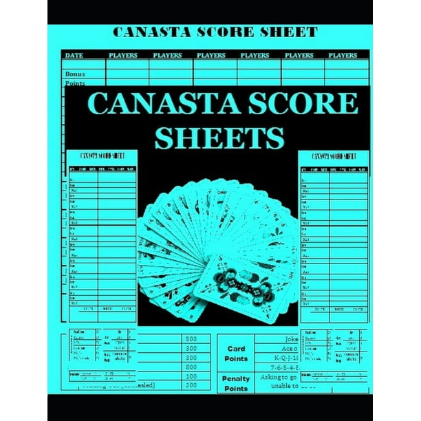 Canasta Scoring Pad
