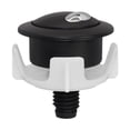 thumbnail image 1 of Botón de descarga del inodoro Botón del tanque del inodoro Fácil de instalar Piezas del tanque del inodoro multiusos Válvula del tanque para el hogar Negro Plata, 1 of 8