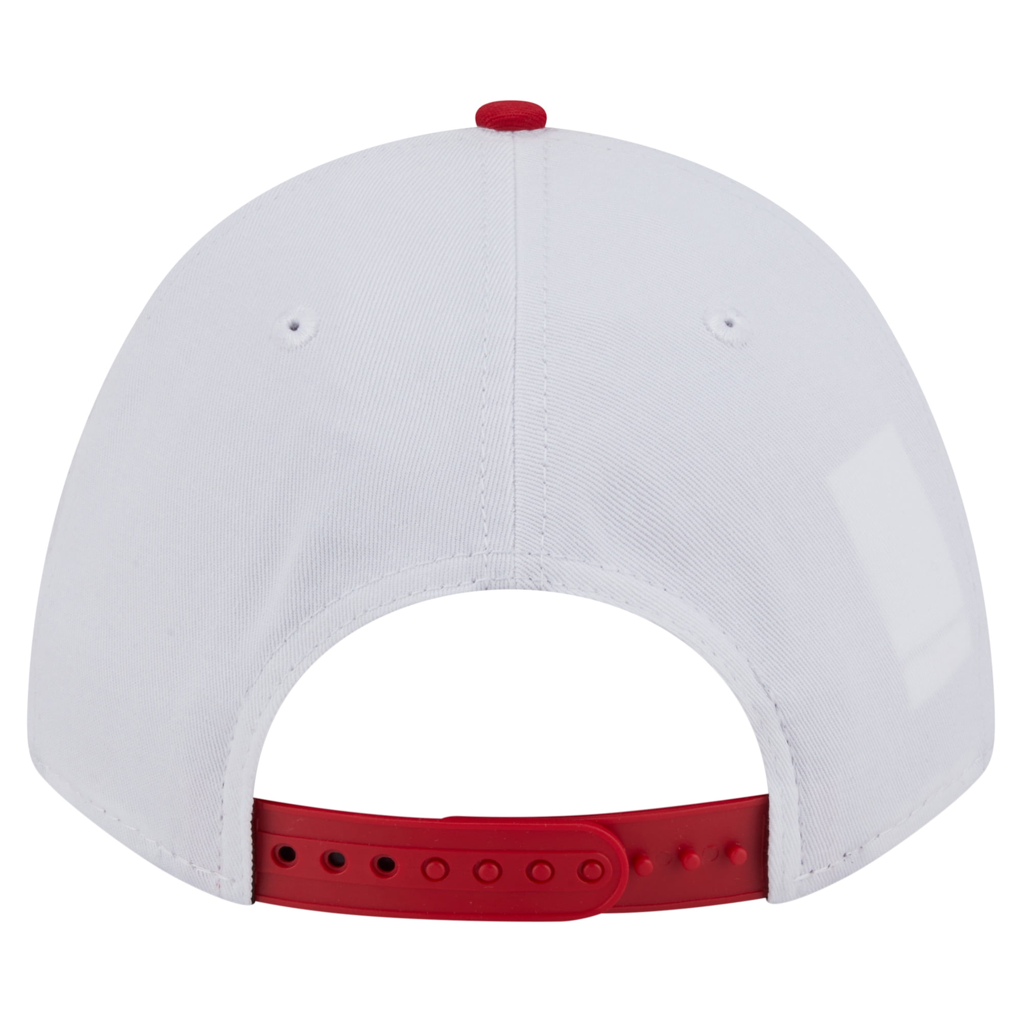Men's New Era White/Red Arizona Wildcats Arch Two-Tone Rope 9FORTY A-Frame M-Crown Adjustable Hat