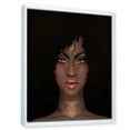 thumbnail image 3 of Designart 'Portrait of Afro American Woman II' Modern Framed Canvas Wall Art Print, 3 of 5