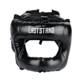 thumbnail image 2 of Casco de boxeo suave y transpirable de cobertura completa, equipo de protección para artes marciales. Negro, 2 of 9