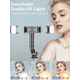 thumbnail image 3 of Palo Selfie Trípode con Control Remoto Bluetooth, Altura 1.7 m, Soporte para Móvil con Luz LED, Compatible con Apple y Android, 3 of 7