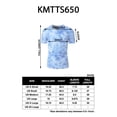 thumbnail image 6 of H2H Mens Casual Slim Fit Tie-Dye Short Sleeve T-Shirts V-neck Cotton Top (KMTTS650), 6 of 6