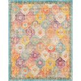 thumbnail image 1 of Unique Loom Tapis de Sol Vintage Traditionnel, 8 x 10 Pieds, Multi/bleu, Collection Penrose, 1 of 1