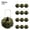 Green, variant on 12 Pcs Mini Velvet Pumpkin Decorations, Fall Harvest Tabletop Ornaments for Thanksgiving Halloween DIY Crafts
