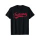 thumbnail image 1 of T-shirt for men Vintage indiana Hoosier State Distressed Prideapparel T-Shirt Cotton Fabric, 1 of 6