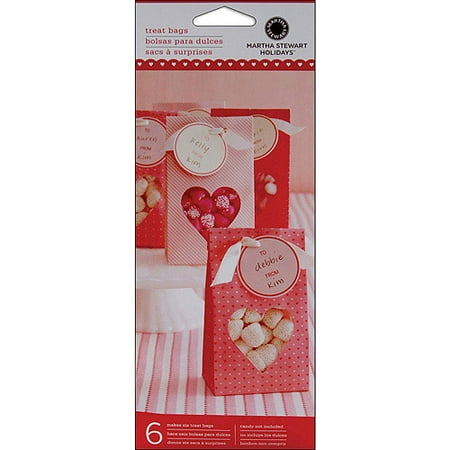 Martha Stewart Mini Treat Valentine Bags (Pack of 6)