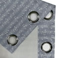 thumbnail image 4 of Ambesonne Grey Grommet Curtain, Piano Jazz Melody Music, 50" x 84", Pale Lavender, 4 of 6