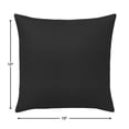 thumbnail image 4 of Casual Cushion Solid Sunbrella® Fabric 1-Piece Outdoor Throw Pillow, 15"W x 15"L, Canvas Black, 4 of 5