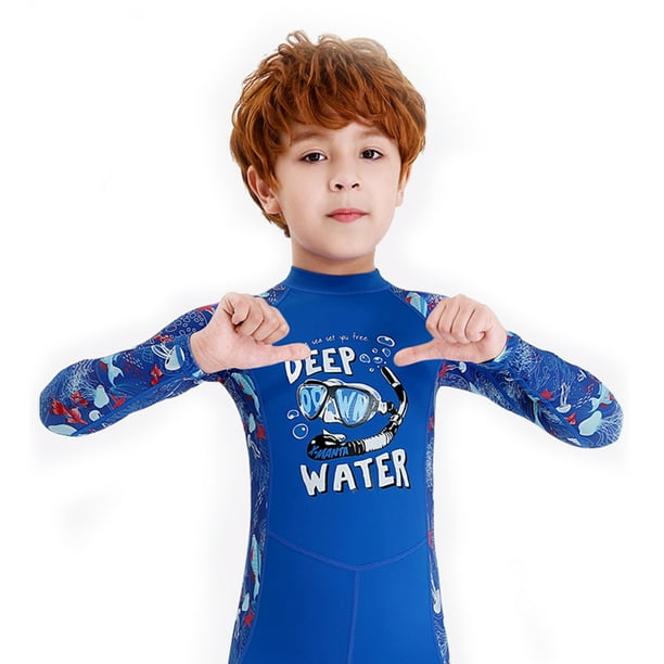 Niños con traje de neopreno Simple Cómodo manga larga Surfing Ropa
