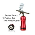 Best Airbrush With Compressor Kit 20CC 40CC Hopper Gun Replace Battery