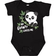 thumbnail image 3 of Inktastic My Grampy Loves Me- Cute Panda Boys or Girls Baby Bodysuit, 3 of 5