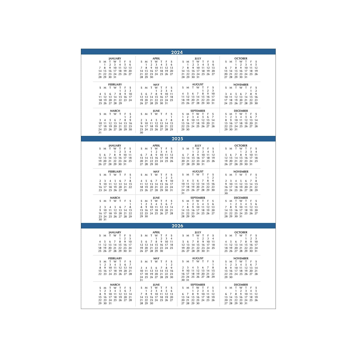 2024 House of Doolittle Earthscapes 8.5" x 11" Weekly & Monthly Planner Black (27302-24)