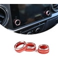 thumbnail image 6 of TINKI 3 Pcs Car Rear View Mirror Adjustment and Volume Knob Cover Trim for Toyota Tacoma  2016 2017 2018 2019, 6 of 14