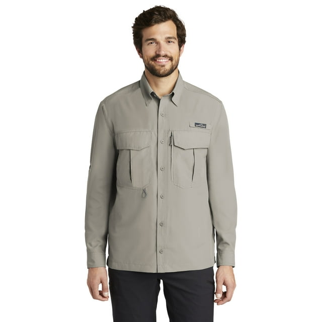 Eddie Bauer® - Camisa de pesca de rendimiento de manga larga. EB600 eddie bauer EB600