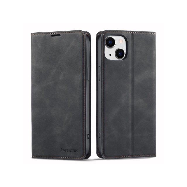 Étui pour iPhone 14 Pro Max 6.7 Pouces en Cuir PU Premium avec Porte-Cartes Support Antichoc Portefeuille Rabattable