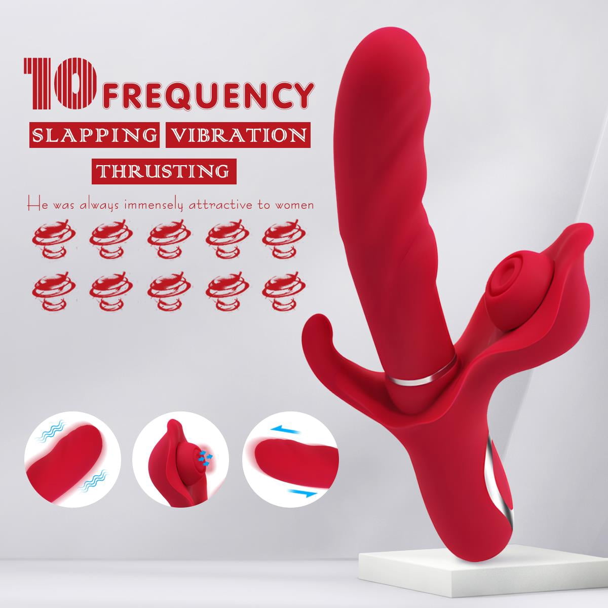 Personal Hand Held Deep Tissue Massager for Muscles, Back, Foot, Neck -Electric Percussion Body Wand Massage Gift for Women herH258
