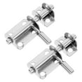 thumbnail image 1 of DEEPCRAFF 2Pcs Secure Locking Latch for Bedroom Door Anti Theft Design 2.4x1in, 1 of 8