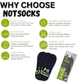 thumbnail image 6 of NotSocks Kids Insole Covers 3-Pack – Bamboo Charcoal Odor Control, Moisture-Wicking Sockless Solution, Fits Kids Size T5–K2, Insoles Not Included, 6 of 8