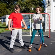 Franklin Sports NHL Future Champs Kids 2 Player Street Hockey Sticks Set - Plastic 37 - 2 Junior Hockey Sticks + 1 Ball