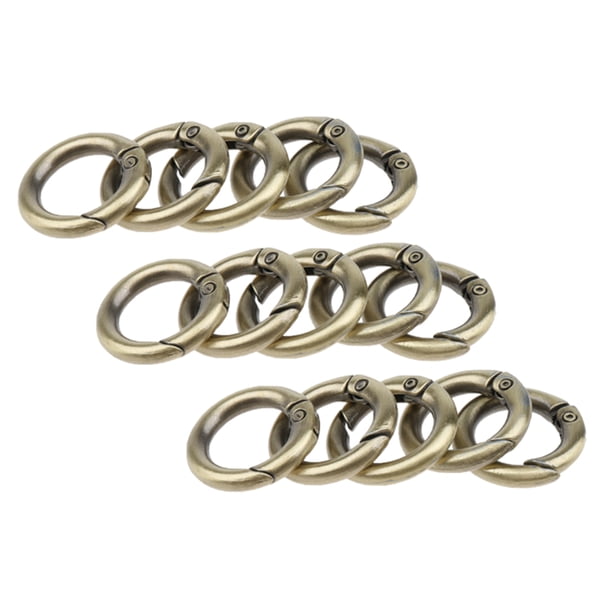 Aleación De Zinc Mosquetón Primavera Mosquetones Clip Snap Hook Llavero Accesorios Libre Para Senderismo Camping marrón