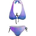 thumbnail image 5 of SKQIT Women Swimsuit Bikini Sets Triangle Cheeky Gradient Color Two Piece Bathing Suit, 5 of 7