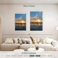 thumbnail image 3 of Elephant Stock Miami Marina At Sunset Wall Art - Vertical Multi Panel Canvas - Living Room Wall Decor - Nautical Multi Panel - Gray And Orange Decor - 36" x 57", 3 of 4