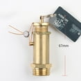 thumbnail image 1 of 1/2\"for BSP Air Compressor Pressure Safety Relief Valve Release Brass Copper 8KG16KG, 1 of 4
