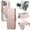 Rosegold, variant on ELEHOLD Case for iPhone 15 Pro,2 in 1 Detachabl Wallet Plating Clear Case with Card Holder[Compatible with MagSafe Accessories],Rosegold