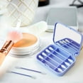 thumbnail image 4 of Reusable Cotton Swabs with Mirror, Washable Cotton Buds for Ear Cleaning, Skin-friendly Silicone Ear Sticks, for Eyelash Extension, Lip Brush, Make-up Cleaning, Wound Care Levamdar 2035616-1, 4 of 8