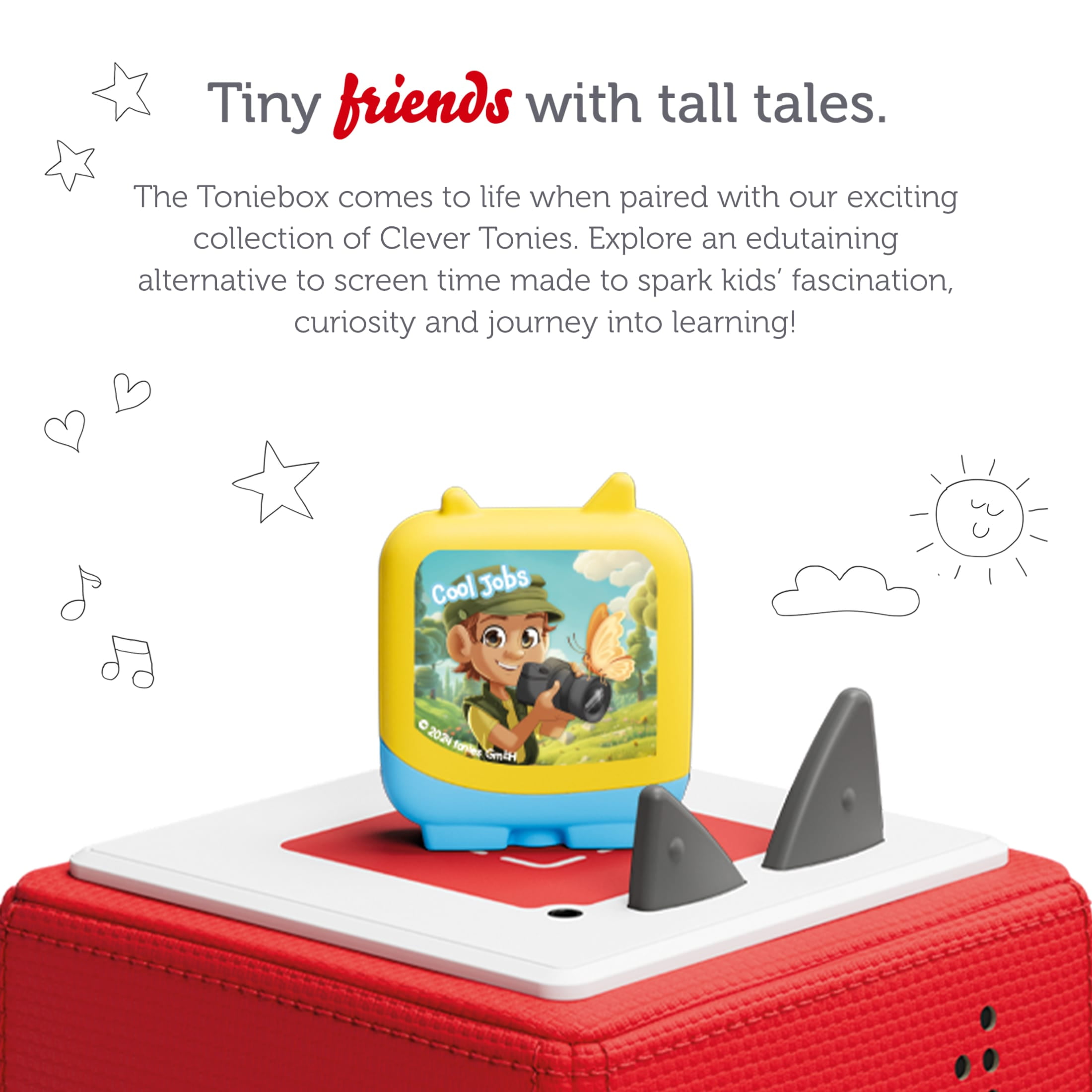 Clever Tonies 4-pk Set: Cool Jobs, Audio Play Figurines for