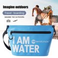 thumbnail image 5 of Bolsas De Natación Paquete de hombro de buceo impermeable con cremallera de PVC para deportes al aire libre (azul), 5 of 5