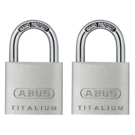 ABUS - 64TI/30mm TITALIUM™ Padlock Carded Twin Pack