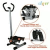 Clevr Twister Stepper w/ Handle Bar Step Machine Cardio Training Stair Climber