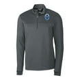 thumbnail image 2 of Men's-Cutter & Buck  Gray Vancouver Whitecaps FC Traverse Stretch Eco Stripe Quarter-Zip Top, 2 of 3
