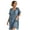 Blue, variant on uvwlwu Women Lace Trim V Neck Sheer Chiffon Beach Cover Up Dot Loose Fit Swimsuit Tunic Dress,One Size
