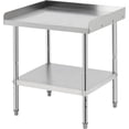 thumbnail image 1 of Stainless Steel 28x24x30 In Grill Stand Table with Adjustable Legs 400 lb NSF-Certified Capacity and 2 In Spill-Proof Edge for Kitchen, 1 of 7