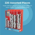 thumbnail image 4 of Koehler Enterprises KEDIS220 2200 Piece Hose Clamp Set in Mountable Rack, 4 of 4