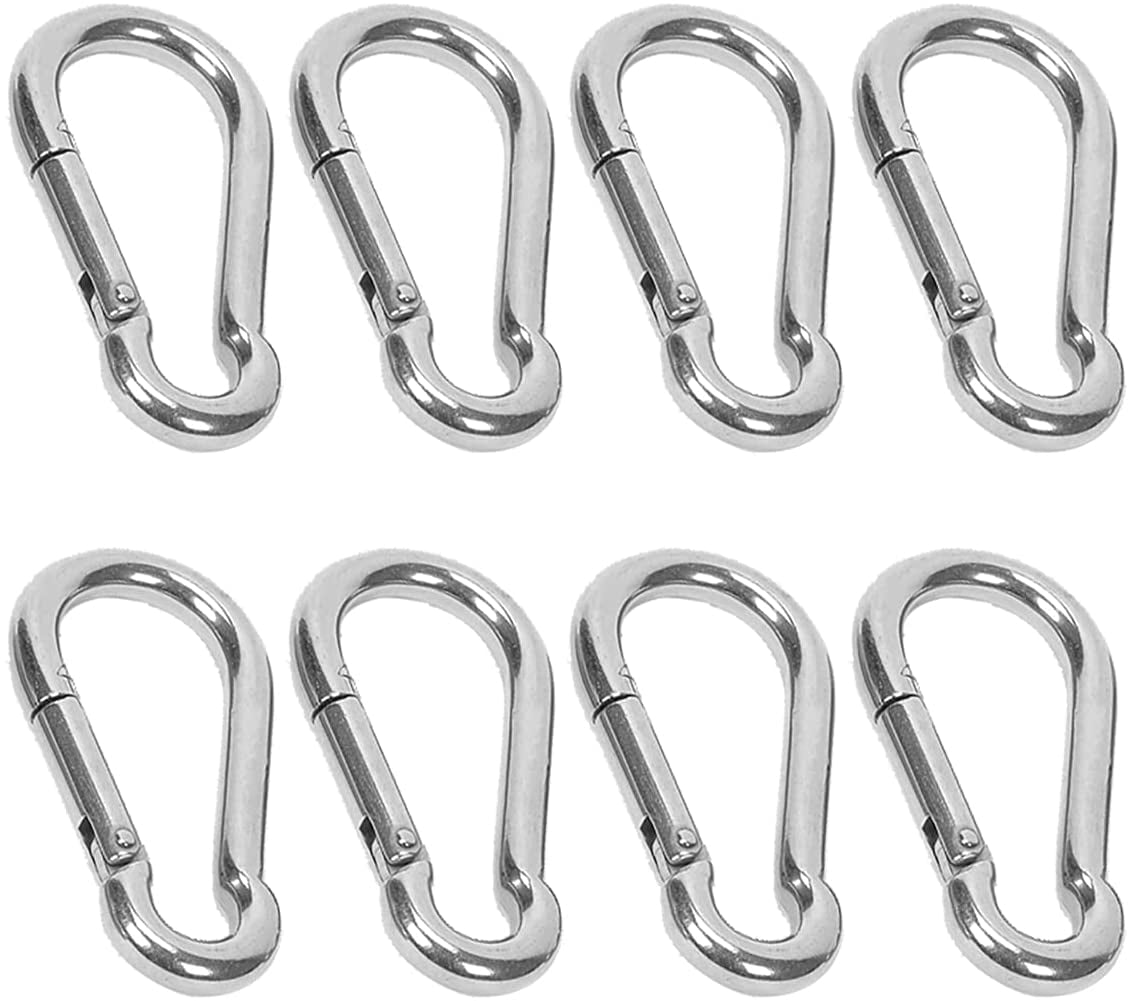 Mousqueton ASR Jumbo Extérieur – 6,5 Pouces, Aluminium, Bleu Foncé