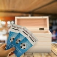 thumbnail image 3 of OULII 1Pack Desktop Tickets Box for Homeowners Beige Wooden 17.5X12Cm, 3 of 8
