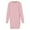 Pink, variant on Dresses for Women Casual Women's Fashion Round-Neck Short Sleeved Printed Pullover Dress Family Gifts Pink, 3XL
