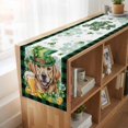 thumbnail image 6 of Table Runners 72 Inches Long Dress Scarves, St Patricks Day Farmhouse Kitchen Table Runner, Coffee Tablerunners, Modern Watercolor Dogs Green Shamrock 16x72 Inch, 6 of 9