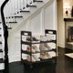 thumbnail image 4 of Shoe Rack With Wheels Movable Shoe Rack Organizer Three Tier Shoe Storage Cabinet For Everyday Items Suitable For Bedroom Closet Entryway Bedroom Under Table, 4 of 6