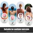 thumbnail image 4 of Gorro de natación de silicona, gorro de baño cómodo, ideal para cabello rizado, corto, medio largo, gorro de natación para mujeres y hombres, gorros de ducha que mantienen el peinado sin cambios Xemadio LRWJ848-5, 4 of 6