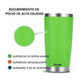 thumbnail image 3 of Vaso Térmico  Bloosom Portátil De Acero Inoxidable 20oz Con Calor/frí Verde, 3 of 4