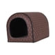 thumbnail image 3 of Casa cálida para perros y gatos, suministros elásticos resistentes a la abrasión para mascotas, perrera térmica para mascotas pequeñas y medianas de 3 Marrón, 3 of 8
