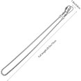 thumbnail image 2 of YVE Bird Foot Chain Flying Stainless Steel Training Rope Outdoor Parrot Ankle Foot Ring Accessories Bird Harness Leash Prevent Escaping-0624, 2 of 5