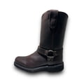 thumbnail image 2 of Bota Roper de Trabajo Industrial American Welt Boots Piel vacuno Tabaco graso suela Tacón negro Talla 25.5 MX, 2 of 4